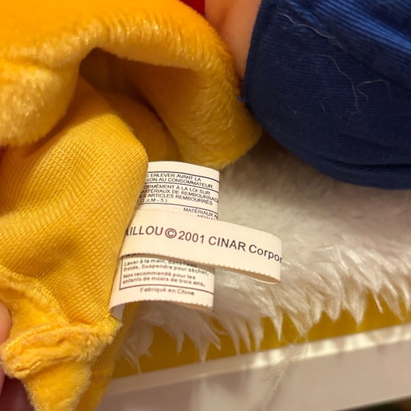 Vintage Caillou hand puppet 2001 plush preschool toy - Picture 3 of 4